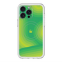スリムプロテクションプレミアムケース with MagSafe［ CASEPLAY Winding Pattern - Green ］
