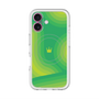 スリムプロテクションプレミアムケース with MagSafe［ CASEPLAY Winding Pattern - Green ］