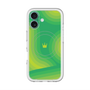 スリムプロテクションプレミアムケース with MagSafe［ CASEPLAY Winding Pattern - Green ］