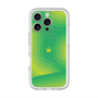 スリムプロテクションプレミアムケース with MagSafe［ CASEPLAY Winding Pattern - Green ］