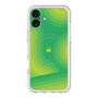 スリムプロテクションプレミアムケース with MagSafe［ CASEPLAY Winding Pattern - Green ］