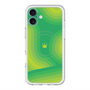 スリムプロテクションプレミアムケース with MagSafe［ CASEPLAY Winding Pattern - Green ］