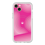 スリムプロテクションプレミアムケース with MagSafe［ CASEPLAY Winding Pattern - Pink ］