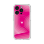 スリムプロテクションプレミアムケース with MagSafe［ CASEPLAY Winding Pattern - Pink ］