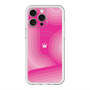 スリムプロテクションプレミアムケース with MagSafe［ CASEPLAY Winding Pattern - Pink ］