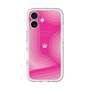スリムプロテクションプレミアムケース with MagSafe［ CASEPLAY Winding Pattern - Pink ］