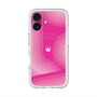 スリムプロテクションプレミアムケース with MagSafe［ CASEPLAY Winding Pattern - Pink ］