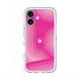 スリムプロテクションプレミアムケース with MagSafe［ CASEPLAY Winding Pattern - Pink ］