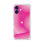 スリムプロテクションプレミアムケース with MagSafe［ CASEPLAY Winding Pattern - Pink ］