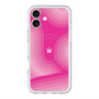 スリムプロテクションプレミアムケース with MagSafe［ CASEPLAY Winding Pattern - Pink ］