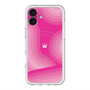 スリムプロテクションプレミアムケース with MagSafe［ CASEPLAY Winding Pattern - Pink ］
