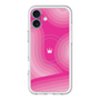 スリムプロテクションプレミアムケース with MagSafe［ CASEPLAY Winding Pattern - Pink ］