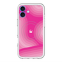 スリムプロテクションプレミアムケース with MagSafe［ CASEPLAY Winding Pattern - Pink ］