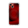 スリムプロテクションプレミアムケース with MagSafe［ CASEPLAY Winding Pattern - Red ］