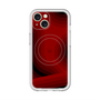 スリムプロテクションプレミアムケース with MagSafe［ CASEPLAY Winding Pattern - Red ］