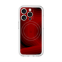 スリムプロテクションプレミアムケース with MagSafe［ CASEPLAY Winding Pattern - Red ］