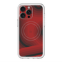 スリムプロテクションプレミアムケース with MagSafe［ CASEPLAY Winding Pattern - Red ］