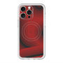 スリムプロテクションプレミアムケース with MagSafe［ CASEPLAY Winding Pattern - Red ］