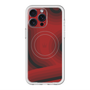 スリムプロテクションプレミアムケース with MagSafe［ CASEPLAY Winding Pattern - Red ］