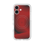 スリムプロテクションプレミアムケース with MagSafe［ CASEPLAY Winding Pattern - Red ］