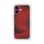 スリムプロテクションプレミアムケース with MagSafe［ CASEPLAY Winding Pattern - Red ］