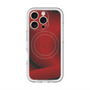 スリムプロテクションプレミアムケース with MagSafe［ CASEPLAY Winding Pattern - Red ］