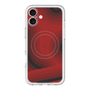 スリムプロテクションプレミアムケース with MagSafe［ CASEPLAY Winding Pattern - Red ］