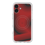 スリムプロテクションプレミアムケース with MagSafe［ CASEPLAY Winding Pattern - Red ］