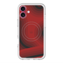 スリムプロテクションプレミアムケース with MagSafe［ CASEPLAY Winding Pattern - Red ］