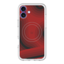 スリムプロテクションプレミアムケース with MagSafe［ CASEPLAY Winding Pattern - Red ］
