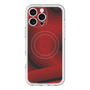 スリムプロテクションプレミアムケース with MagSafe［ CASEPLAY Winding Pattern - Red ］