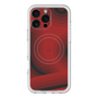 スリムプロテクションプレミアムケース with MagSafe［ CASEPLAY Winding Pattern - Red ］