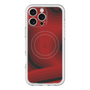 スリムプロテクションプレミアムケース with MagSafe［ CASEPLAY Winding Pattern - Red ］