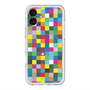 スリムプロテクションプレミアムケース with MagSafe［ CASEPLAY Rainbow Check ］