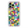 スリムプロテクションプレミアムケース with MagSafe［ CASEPLAY Rainbow Check ］