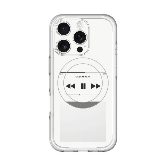 スリムプロテクションプレミアムケース with MagSafe［ Music Player ］
