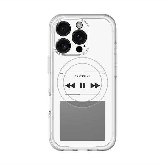 スリムプロテクションプレミアムケース with MagSafe［ Music Player ］