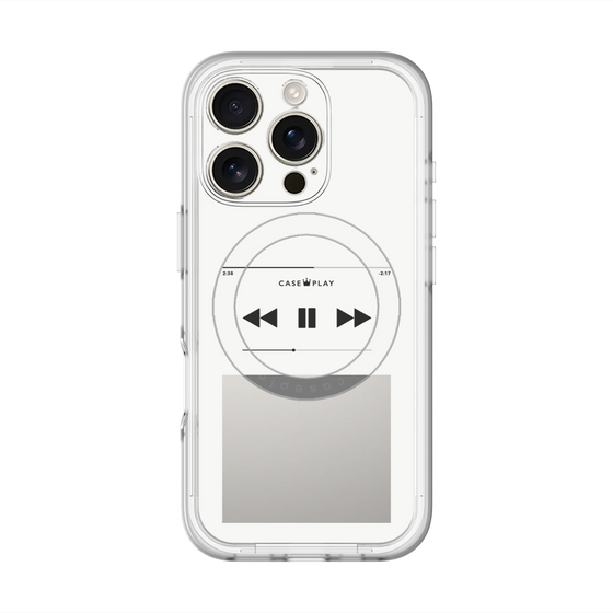 スリムプロテクションプレミアムケース with MagSafe［ Music Player ］