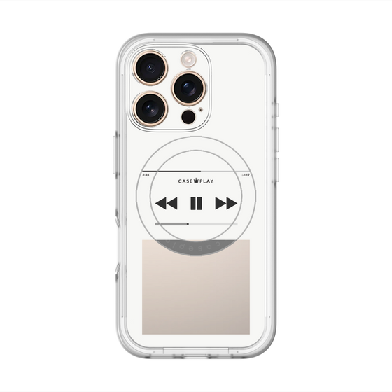 スリムプロテクションプレミアムケース with MagSafe［ Music Player ］