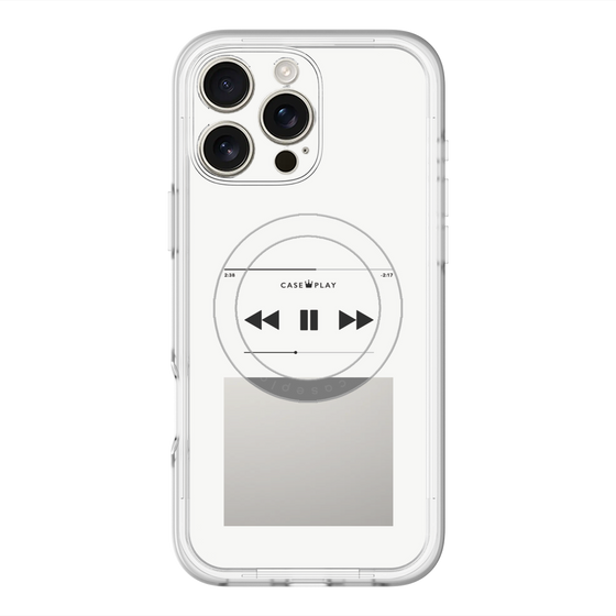 スリムプロテクションプレミアムケース with MagSafe［ Music Player ］