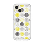 スリムプロテクションプレミアムケース with MagSafe［ Nordic Circle - Yellow ］