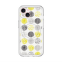 スリムプロテクションプレミアムケース with MagSafe［ Nordic Circle - Yellow ］
