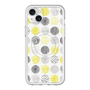 スリムプロテクションプレミアムケース with MagSafe［ Nordic Circle - Yellow ］