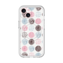 スリムプロテクションプレミアムケース with MagSafe［ Nordic Circle - Pink ］