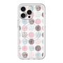 スリムプロテクションプレミアムケース with MagSafe［ Nordic Circle - Pink ］