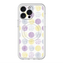 スリムプロテクションプレミアムケース with MagSafe［ Nordic Circle - Purple ］