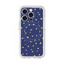 スリムプロテクションプレミアムケース with MagSafe［ Drawing Dot - Navy ］