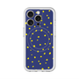 スリムプロテクションプレミアムケース with MagSafe［ Drawing Dot - Navy ］