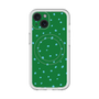 スリムプロテクションプレミアムケース with MagSafe［ Drawing Dot - Green ］