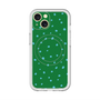 スリムプロテクションプレミアムケース with MagSafe［ Drawing Dot - Green ］